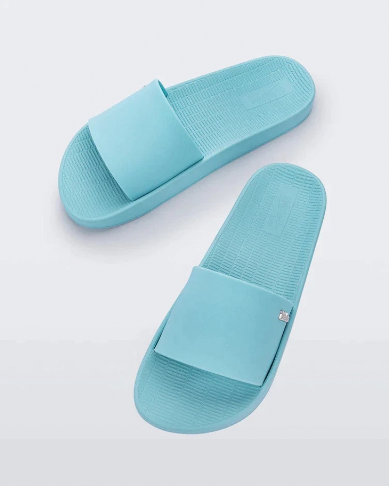 Blue Women's Melissa Sun Sunset Slides | PAXC-19864 | USA