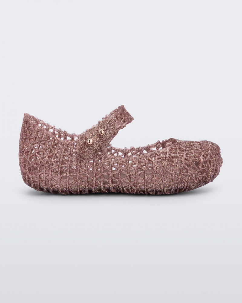 Brown Baby Melissa Mini Campana Flats | UNYI-85476 | USA