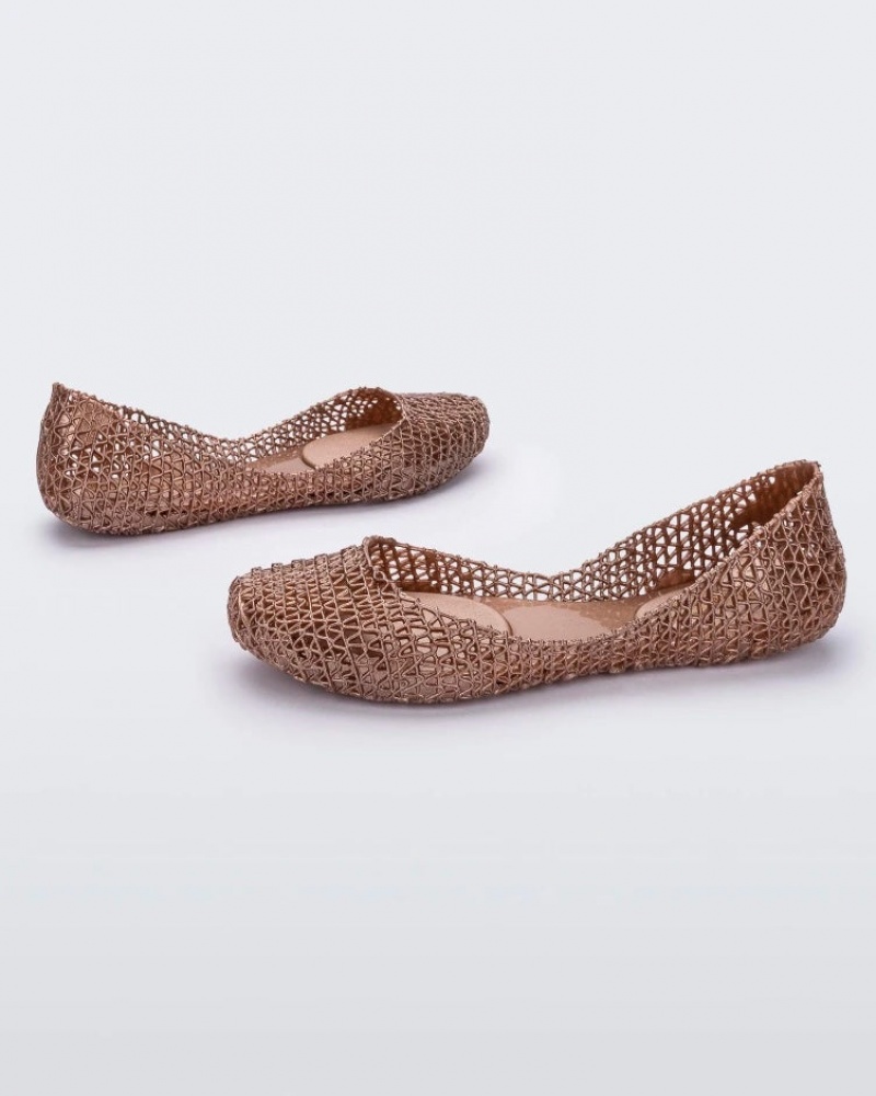 Brown Women's Melissa Campana Flats | DWCU-45673 | USA