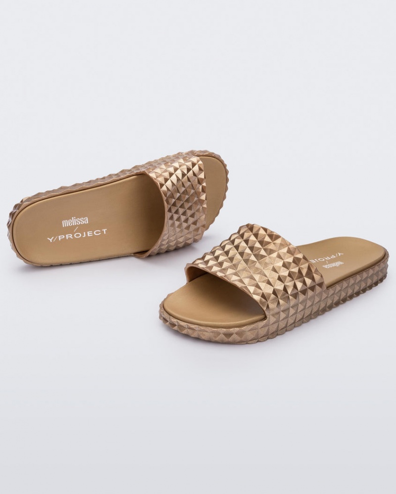 Gold Women's Melissa Y/PROJEC Court Slides | NFGW-83241 | USA