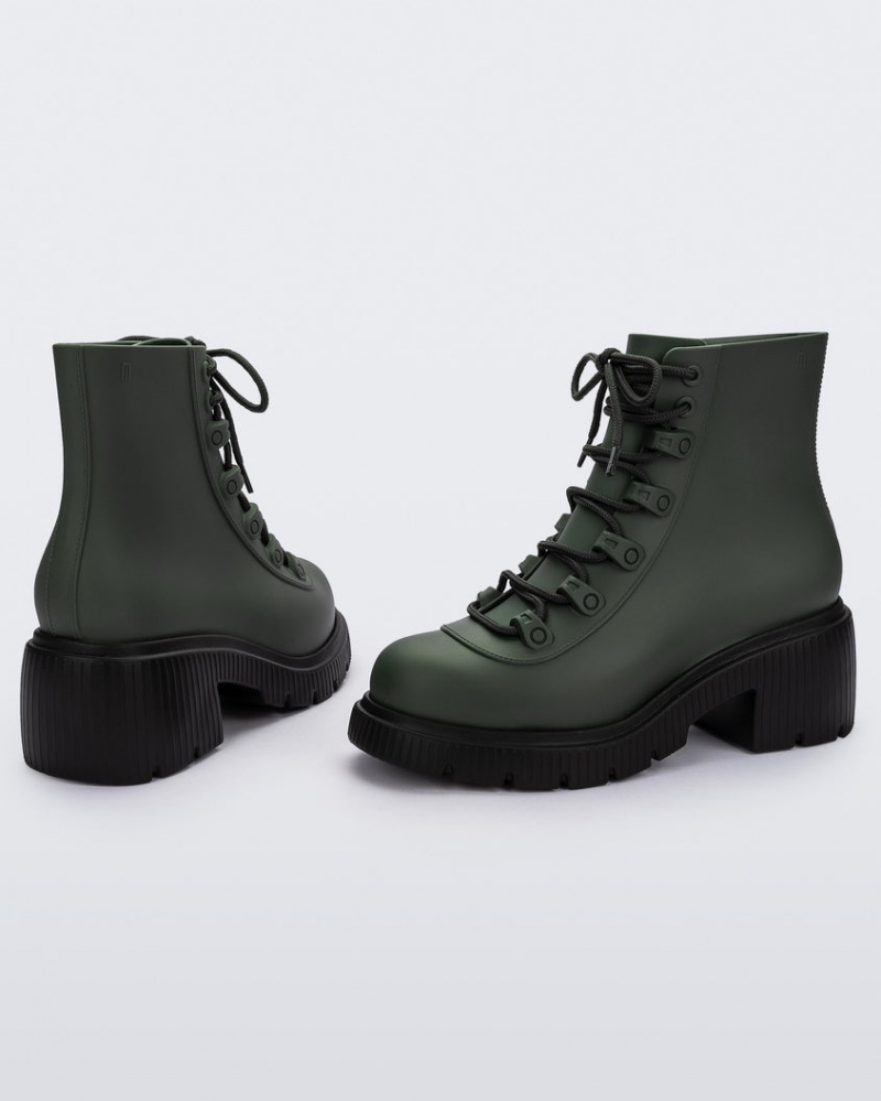 Green Black Women's Melissa Cosmo Boots | JVYG-92157 | USA