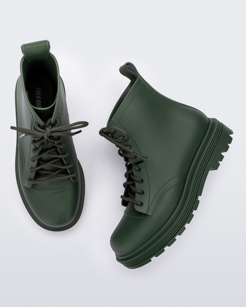 Green Kids' Melissa Mini Coturno Boots | PJBH-25469 | USA