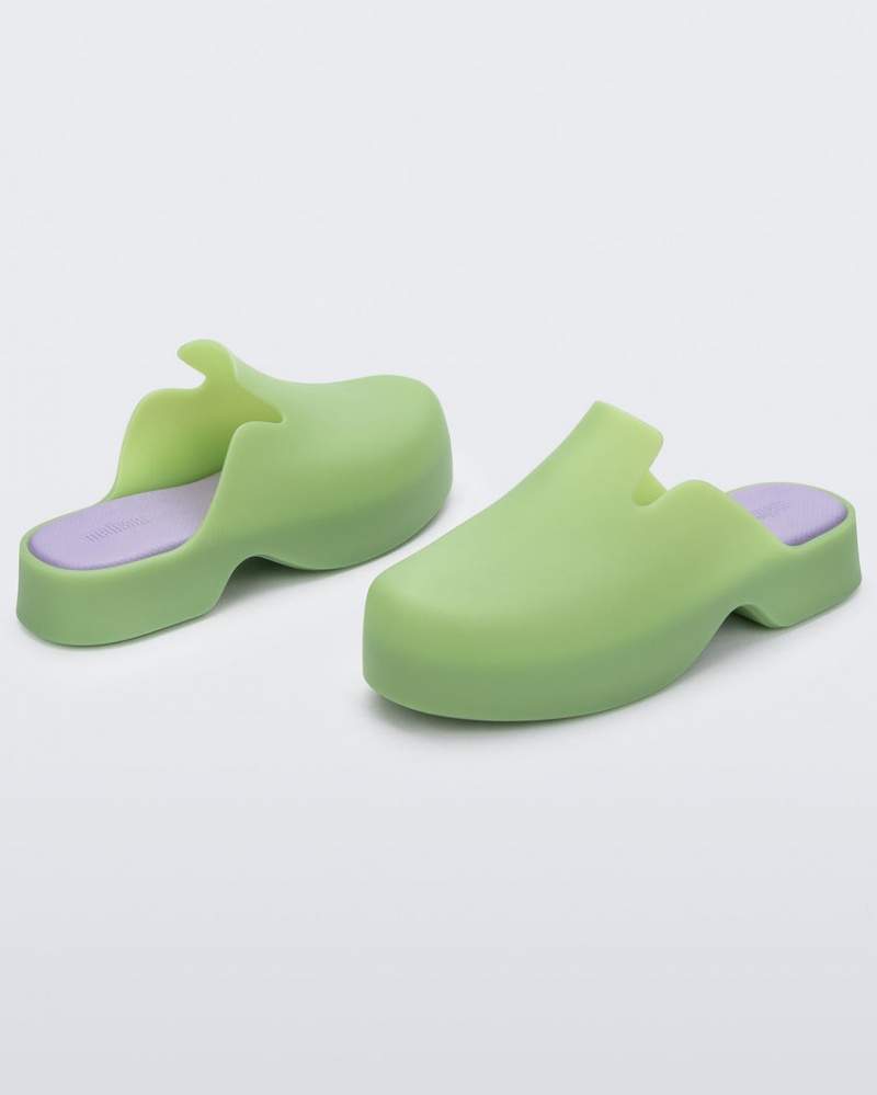 Green Purple Women's Melissa Zoe Mules | GRYE-37509 | USA