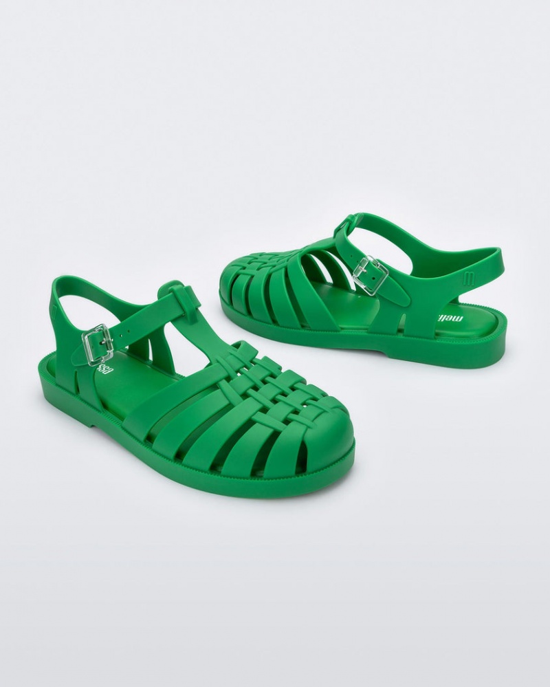 Green Women's Melissa Possession Sandals | LQHK-09624 | USA