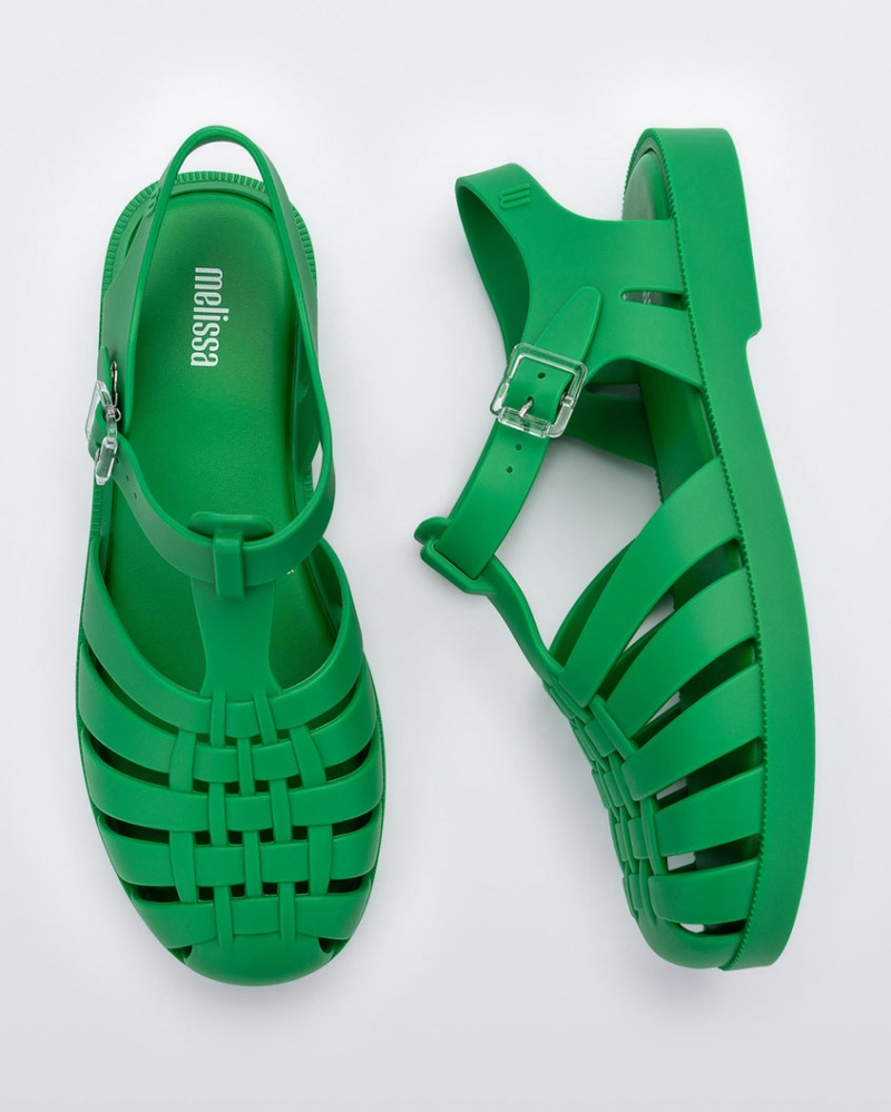 Green Women's Melissa Possession Sandals | LQHK-09624 | USA