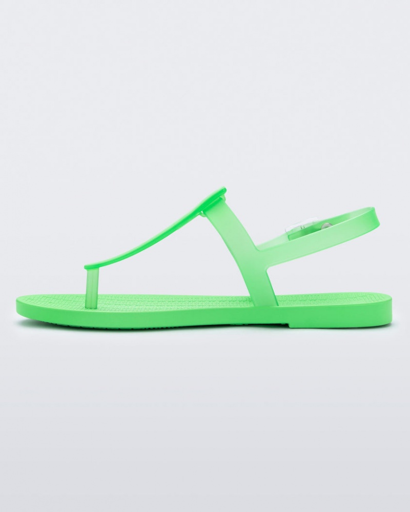 Green Women's Melissa Sun Ventura Sandals | DMSO-02461 | USA