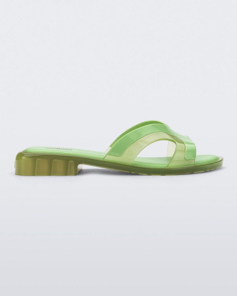 Green Women\'s Melissa Yacht Slides | LDCA-52381 | USA