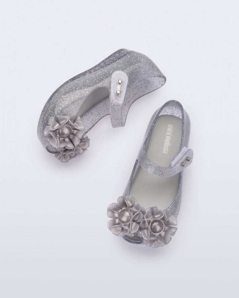 Grey Baby Melissa Mini Ultragirl Springtime Flats | FZMG-29480 | USA