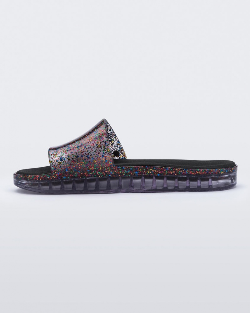 Grey Women's Melissa Beach Slides | WRJB-58079 | USA