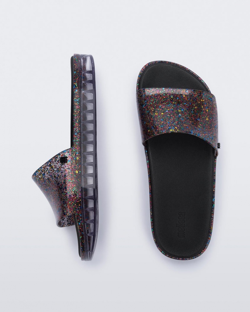 Grey Women's Melissa Beach Slides | WRJB-58079 | USA