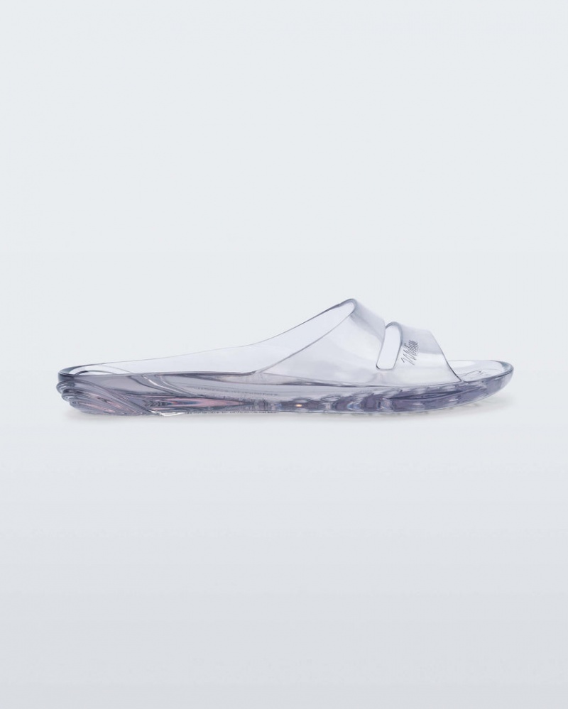 Grey Women\'s Melissa Real Jelly Slides | NOPA-79542 | USA