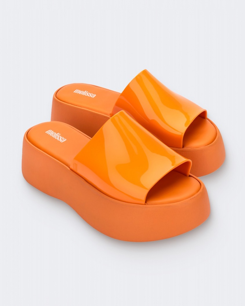 Orange Women's Melissa Becky Slides | SNQG-41672 | USA