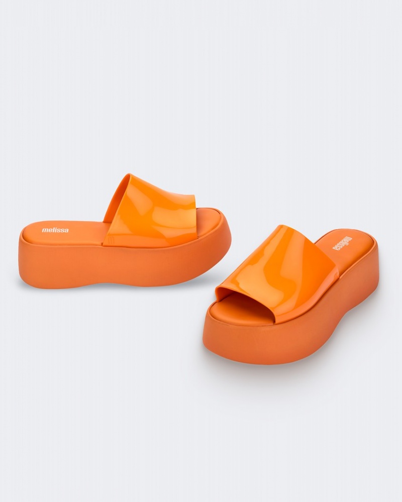 Orange Women's Melissa Becky Slides | SNQG-41672 | USA