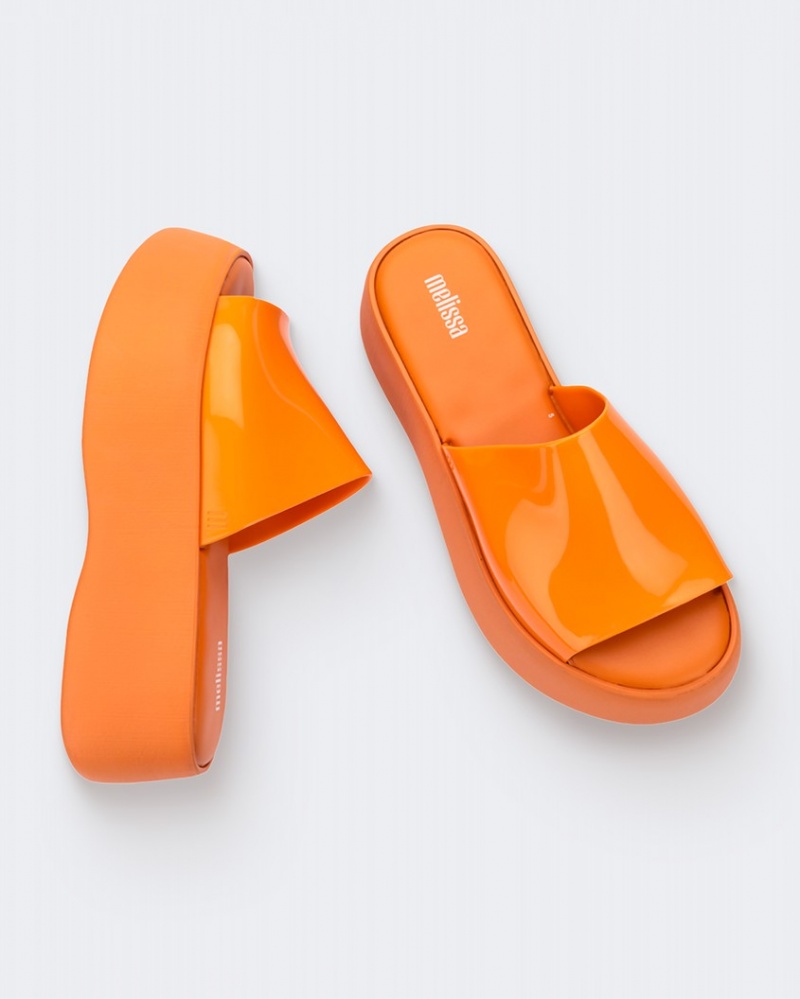 Orange Women's Melissa Becky Slides | SNQG-41672 | USA