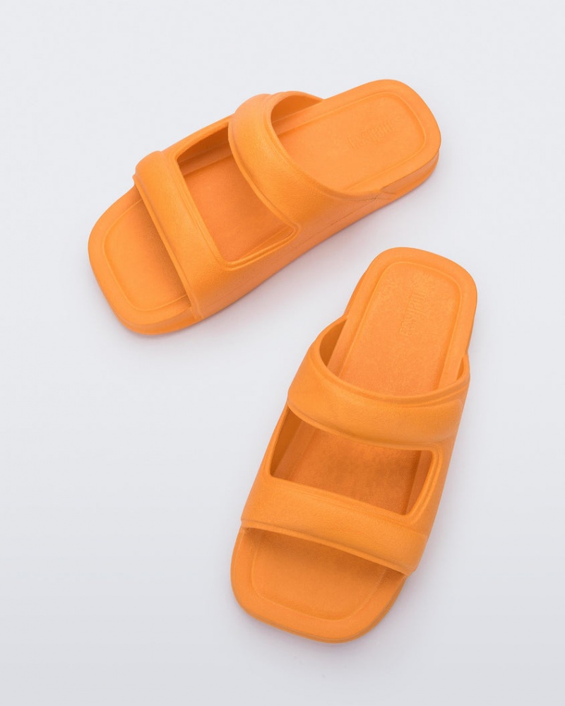 Orange Women's Melissa Free Grow Slides | TPRA-23960 | USA