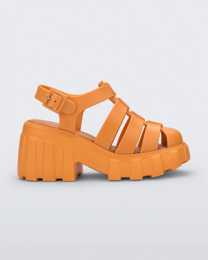 Orange Women\'s Melissa Megan Sandals | KJAG-46571 | USA