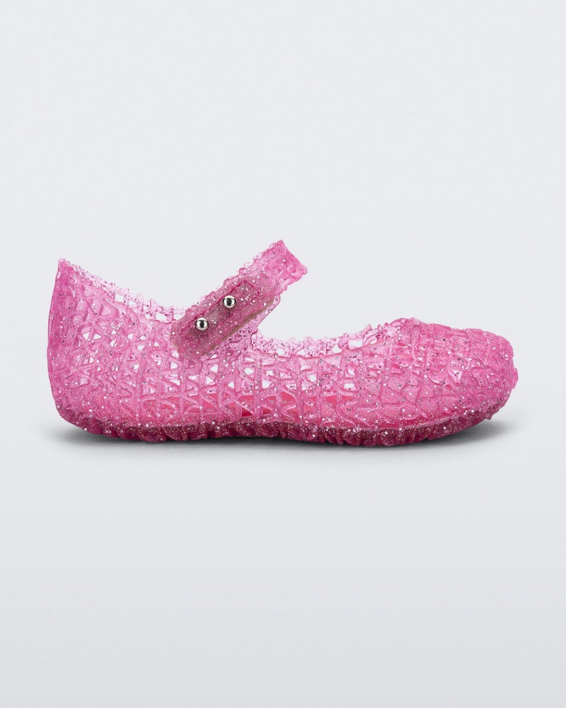 Pink Baby Melissa Mini Campana Flats | AOHI-79250 | USA