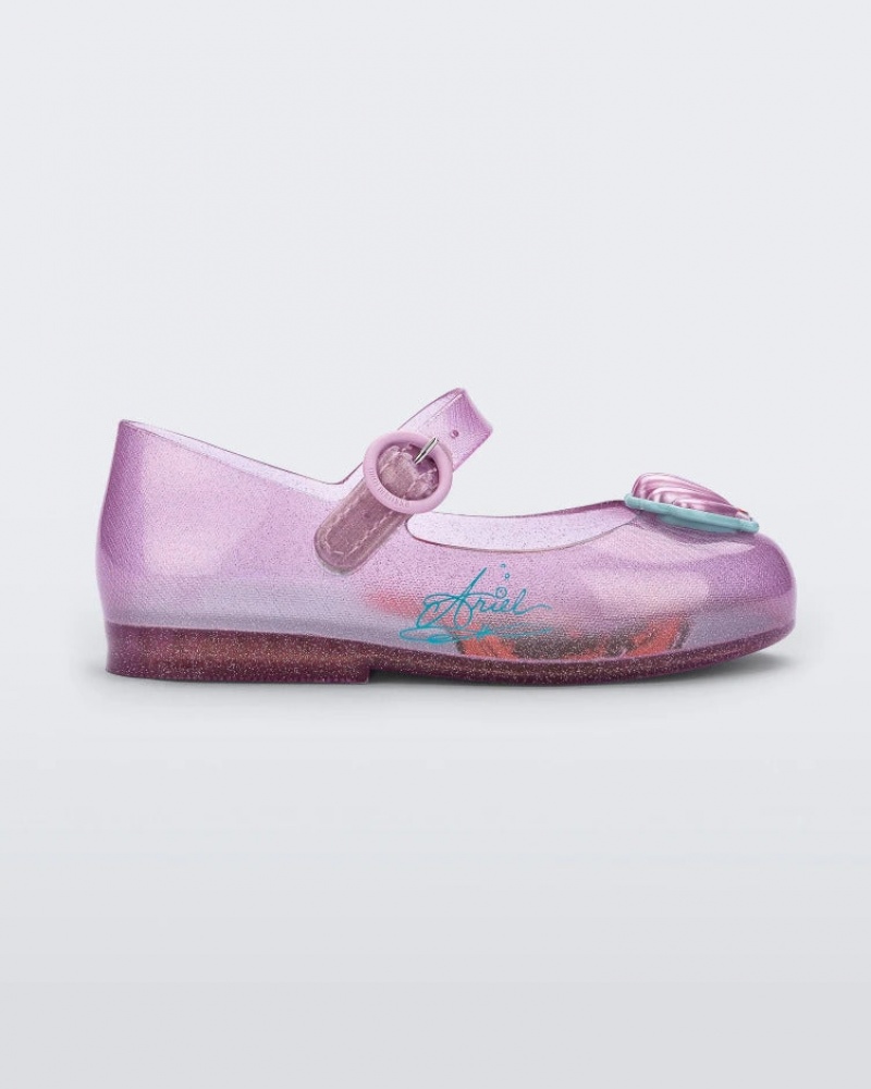 Pink Baby Melissa Mini Disney Sweet Love Princess Flats | MTKG-41762 | USA