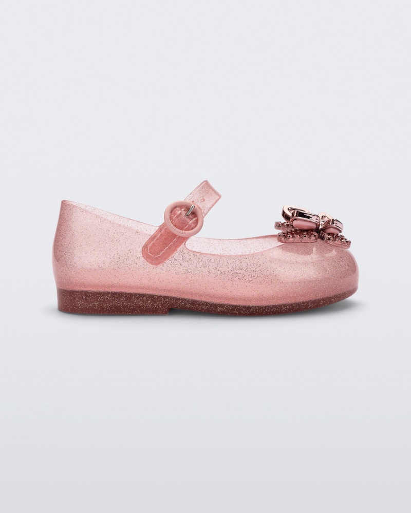 Pink Baby Melissa Mini Sweet Love Butterfly Flats | DGVT-05987 | USA