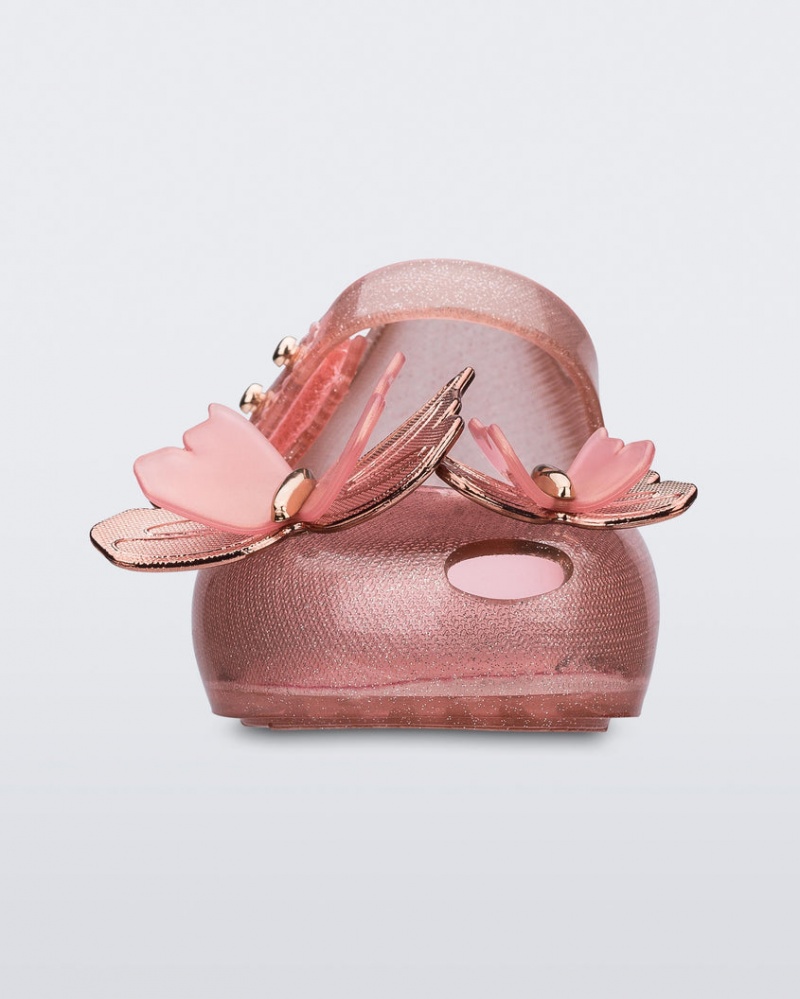 Pink Baby Melissa Mini Ultragirl Butterfly Flats | WSYU-94152 | USA