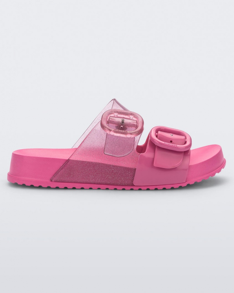 Pink Kids\' Melissa Mini Cozy Slides | IFJY-84509 | USA