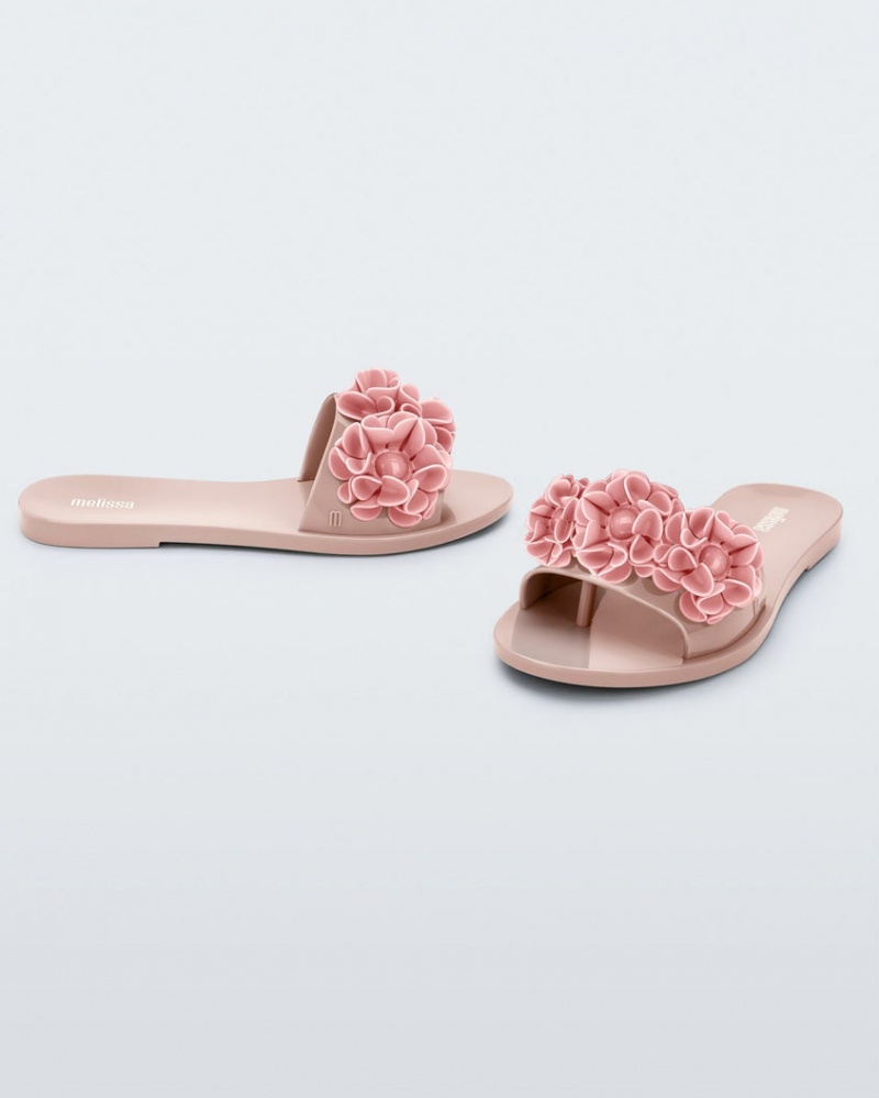 Pink Women's Melissa Babe Springtime Slides | RNFT-07418 | USA