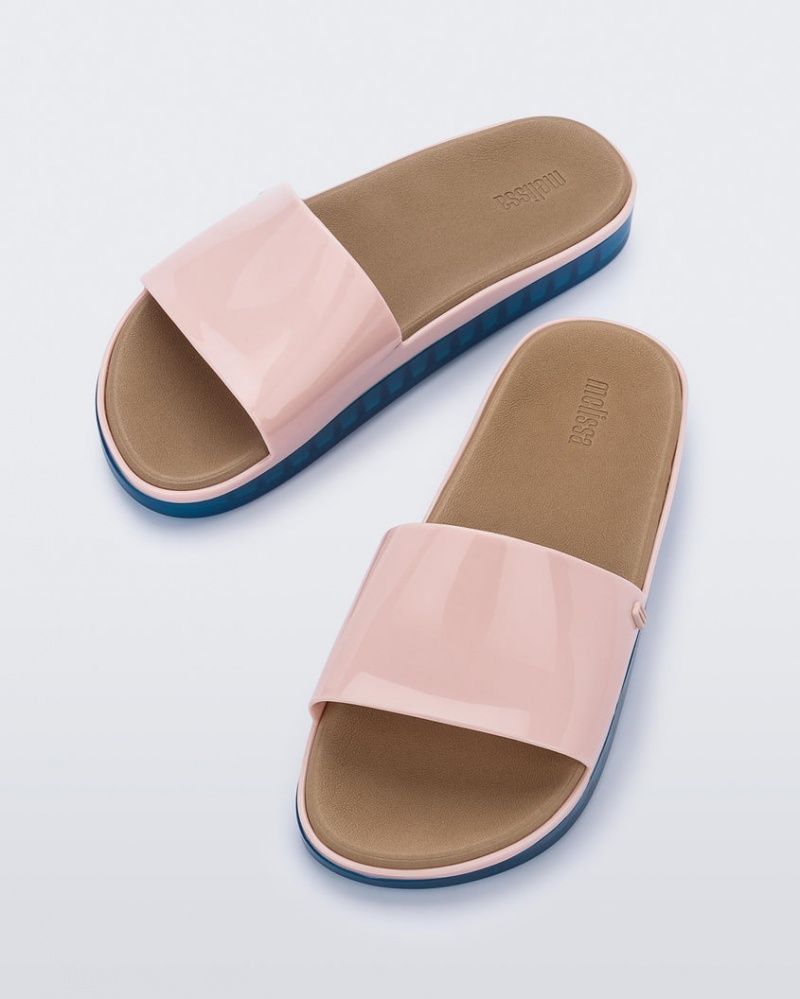 Pink Women's Melissa Beach Slides | LZJS-16432 | USA