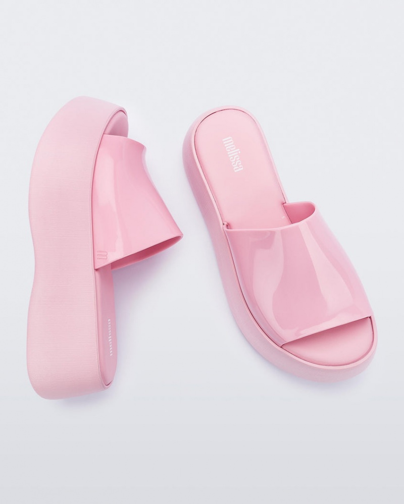 Pink Women's Melissa Becky Slides | IOXR-53108 | USA