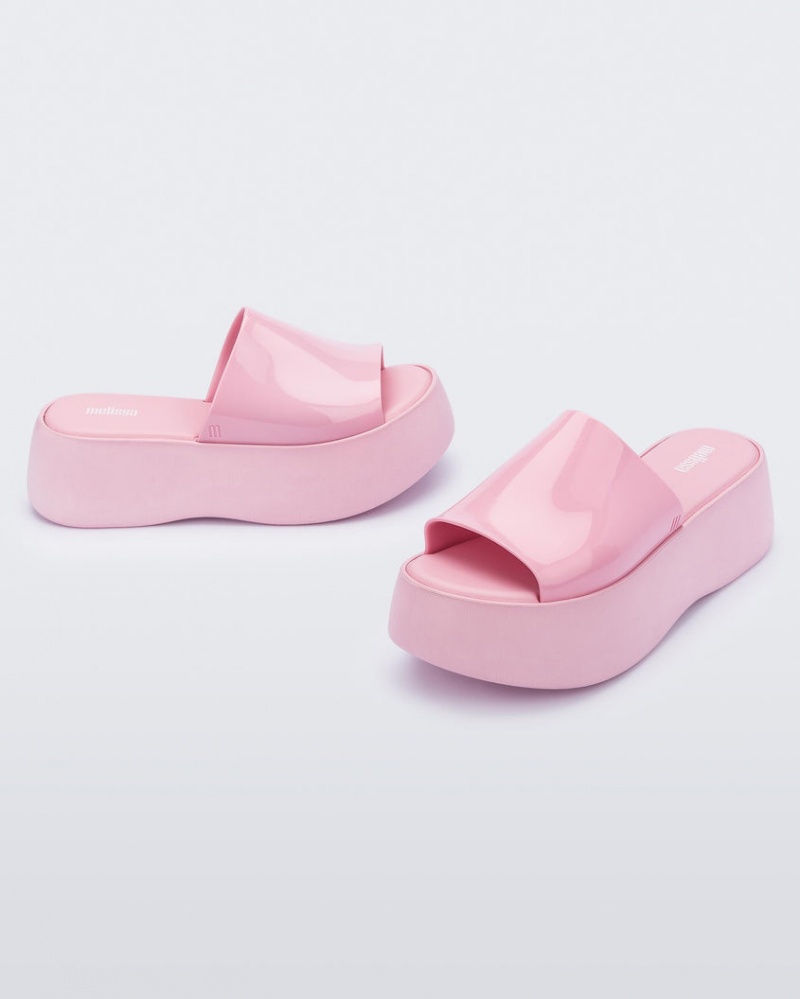 Pink Women's Melissa Becky Slides | IOXR-53108 | USA