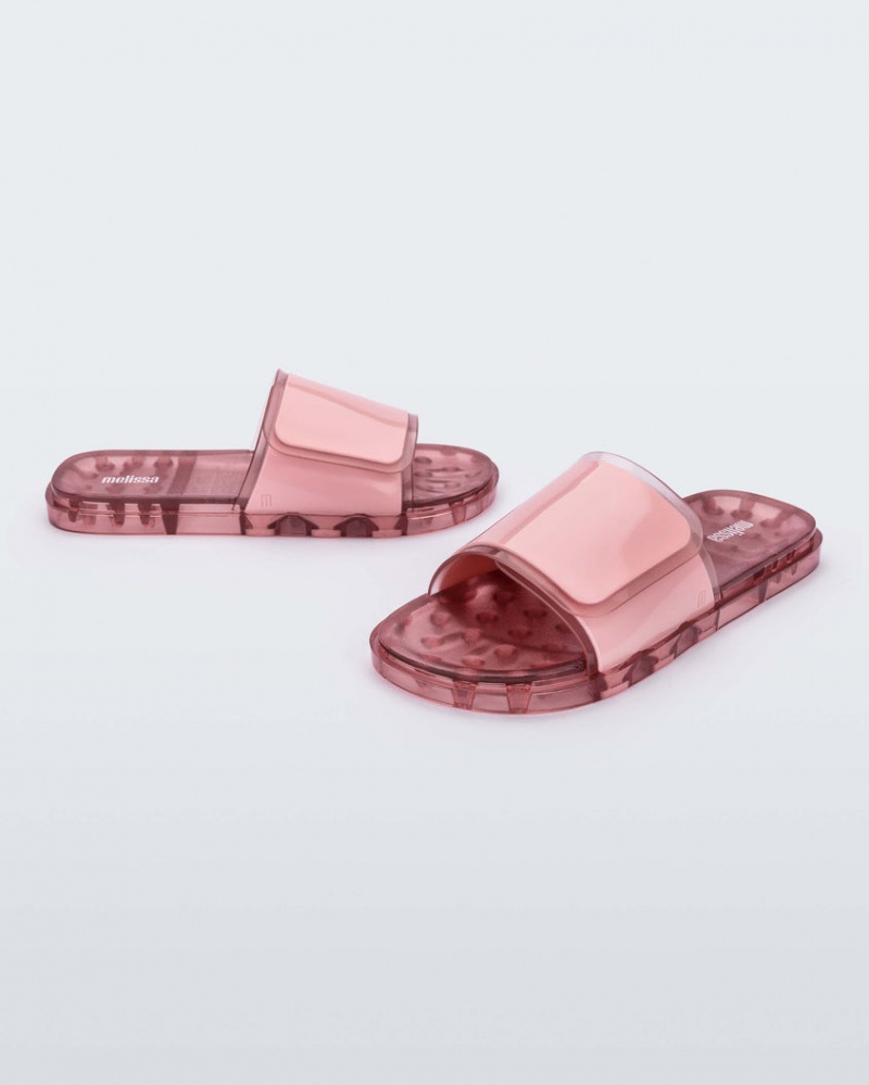 Pink Women's Melissa Brave Slides | GRWT-03187 | USA