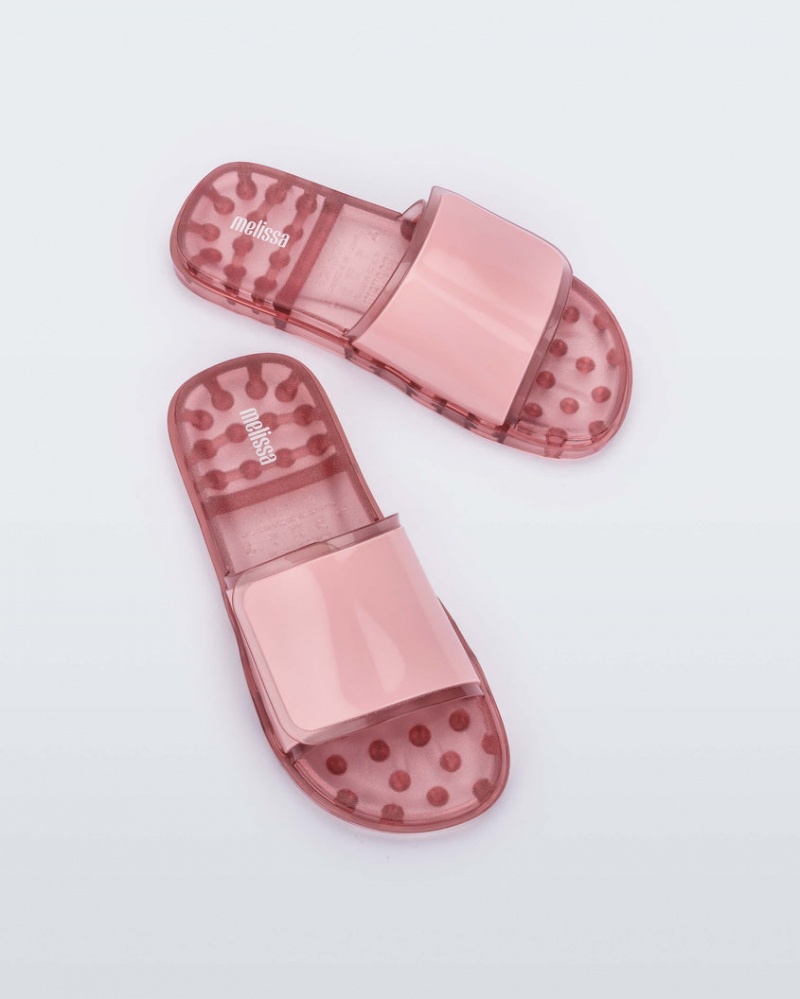 Pink Women's Melissa Brave Slides | GRWT-03187 | USA