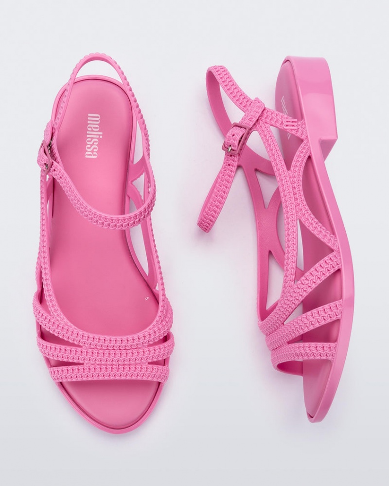 Pink Women's Melissa Femme Classy Sandals | VPXO-41267 | USA