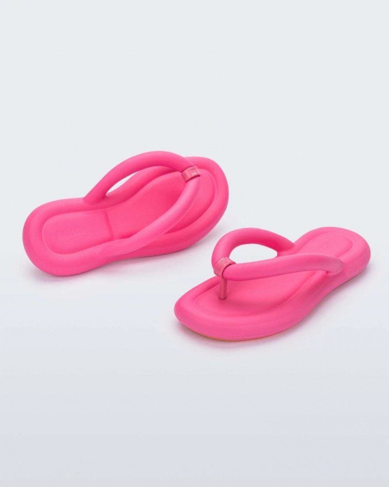 Pink Women's Melissa Free Flip Flops | KTOB-32045 | USA