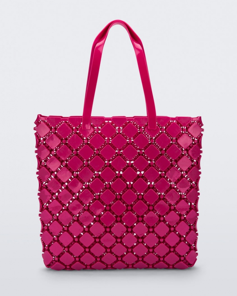 Pink Women's Melissa HIKARU MATSUMURA Mogu Tote Bag | BPWQ-80219 | USA