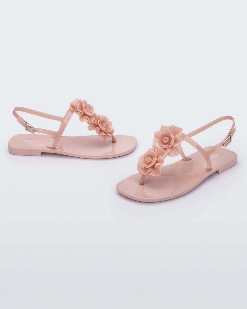 Pink Women's Melissa Harmonic Squared Garden Sandals | VDWF-16249 | USA