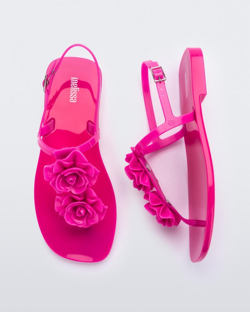 Pink Women's Melissa Harmonic Squared Garden Sandals | UYGA-87694 | USA