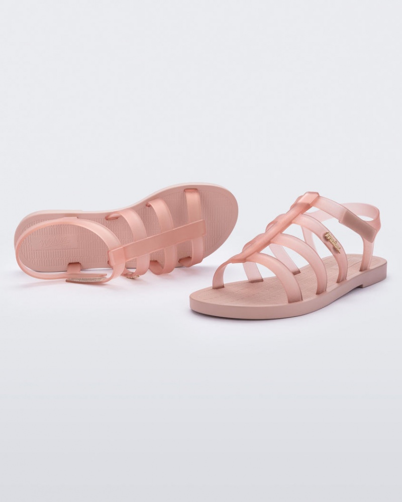 Pink Women's Melissa Sun Rodeo Sandals | NRCJ-82015 | USA