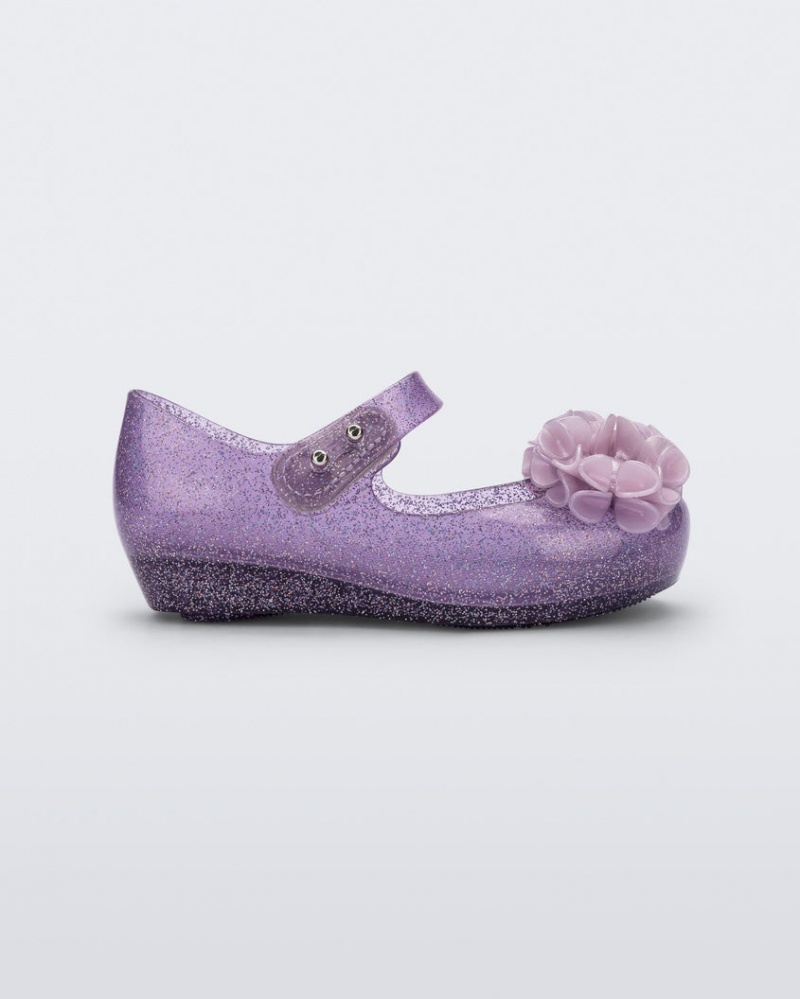 Purple Baby Melissa Mini Ultragirl Springtime Flats | VLFX-86927 | USA