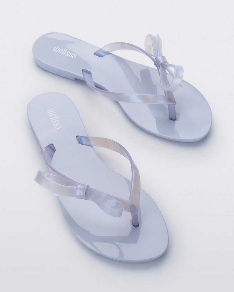 Purple Blue Women's Melissa Harmonic Sweet Flip Flops | BROG-18964 | USA