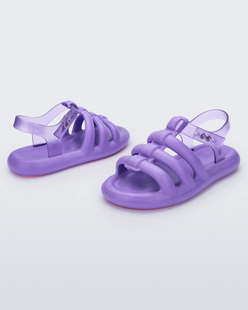 Purple Women's Melissa Freesherman Sandals | DJTK-16240 | USA