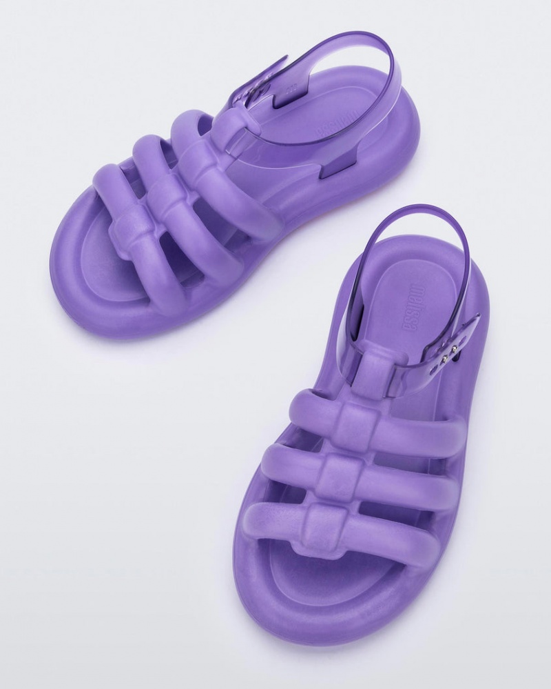 Purple Women's Melissa Freesherman Sandals | DJTK-16240 | USA