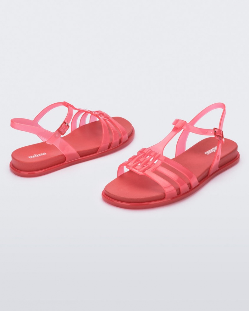 Red Women's Melissa Party Sandals | FSBL-29536 | USA