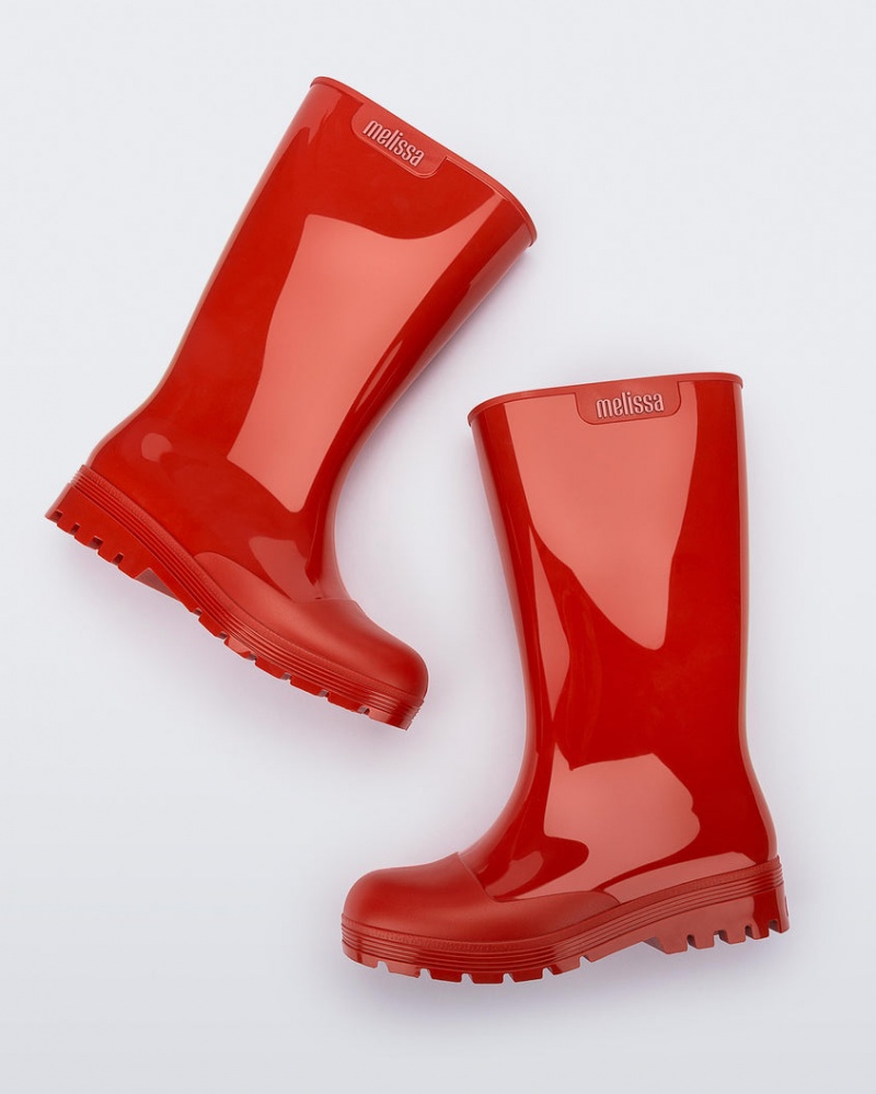 Red Women's Melissa Welly Boots | XQYR-06829 | USA