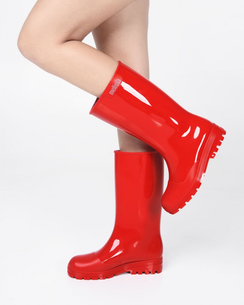 Red Women's Melissa Welly Boots | XQYR-06829 | USA