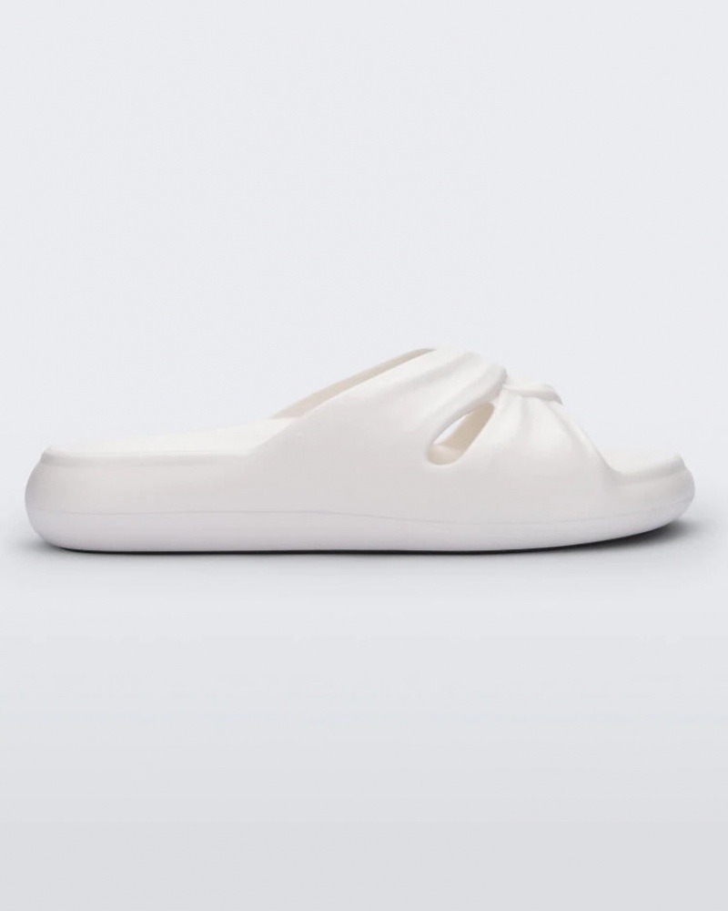 White Women\'s Melissa Free Slides | LBTF-71934 | USA