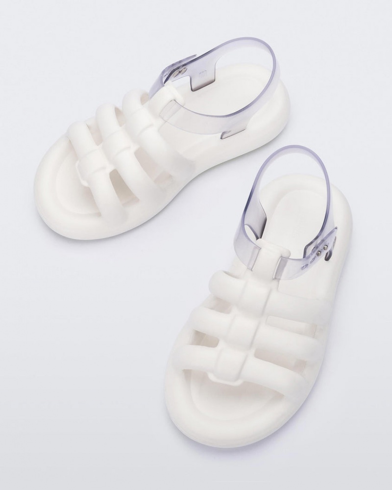 White Women's Melissa Freesherman Sandals | VMAW-29803 | USA