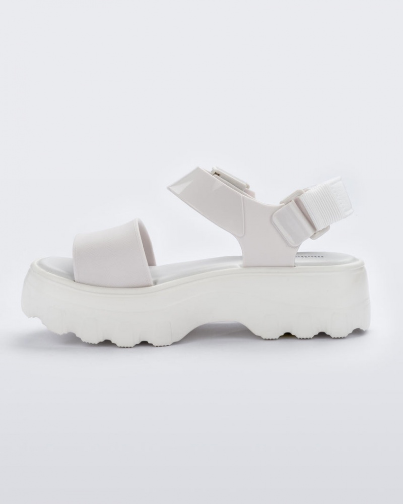 White Women's Melissa Kick Off Sandals | WKFX-31495 | USA