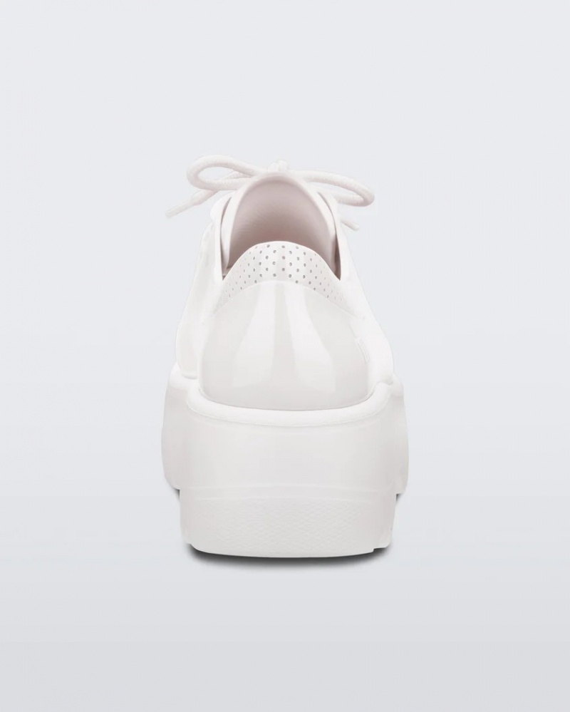 White Women's Melissa Kick Off Sneakers | MJQZ-28031 | USA