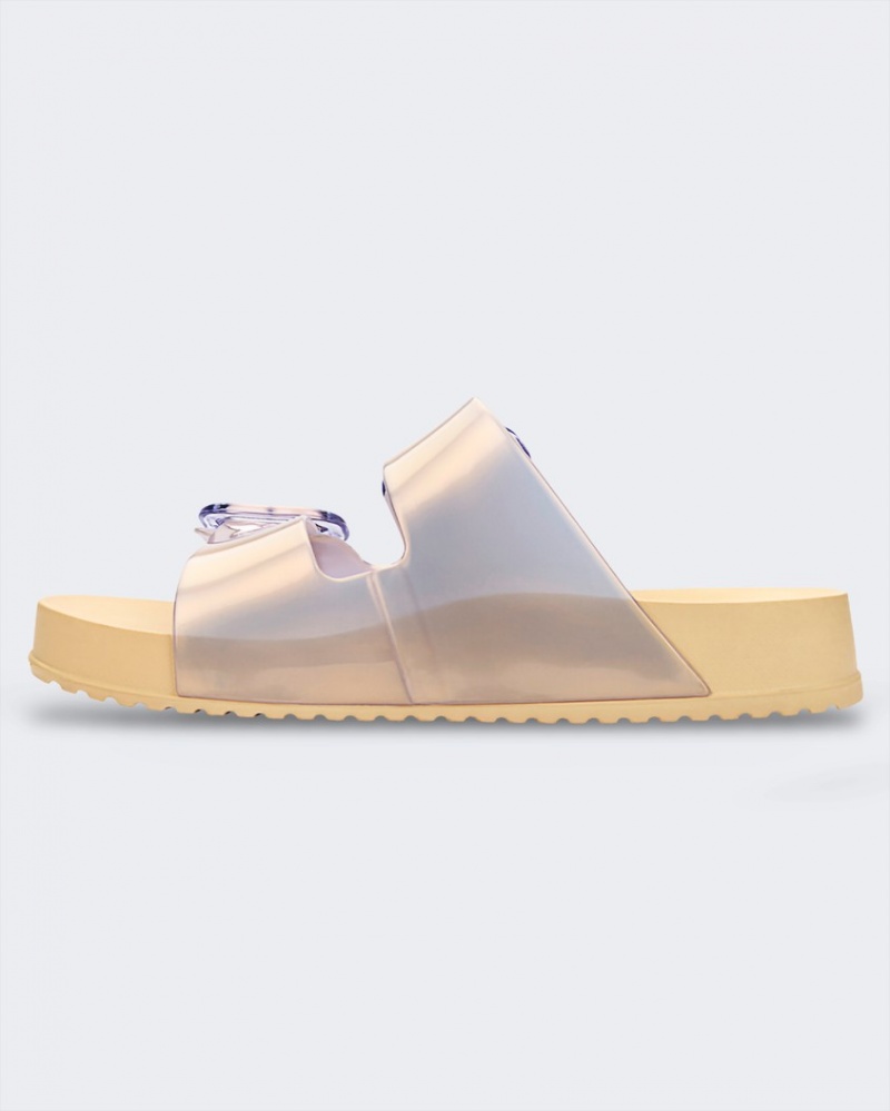 Yellow Women's Melissa Cozy Slides | MAWI-70982 | USA