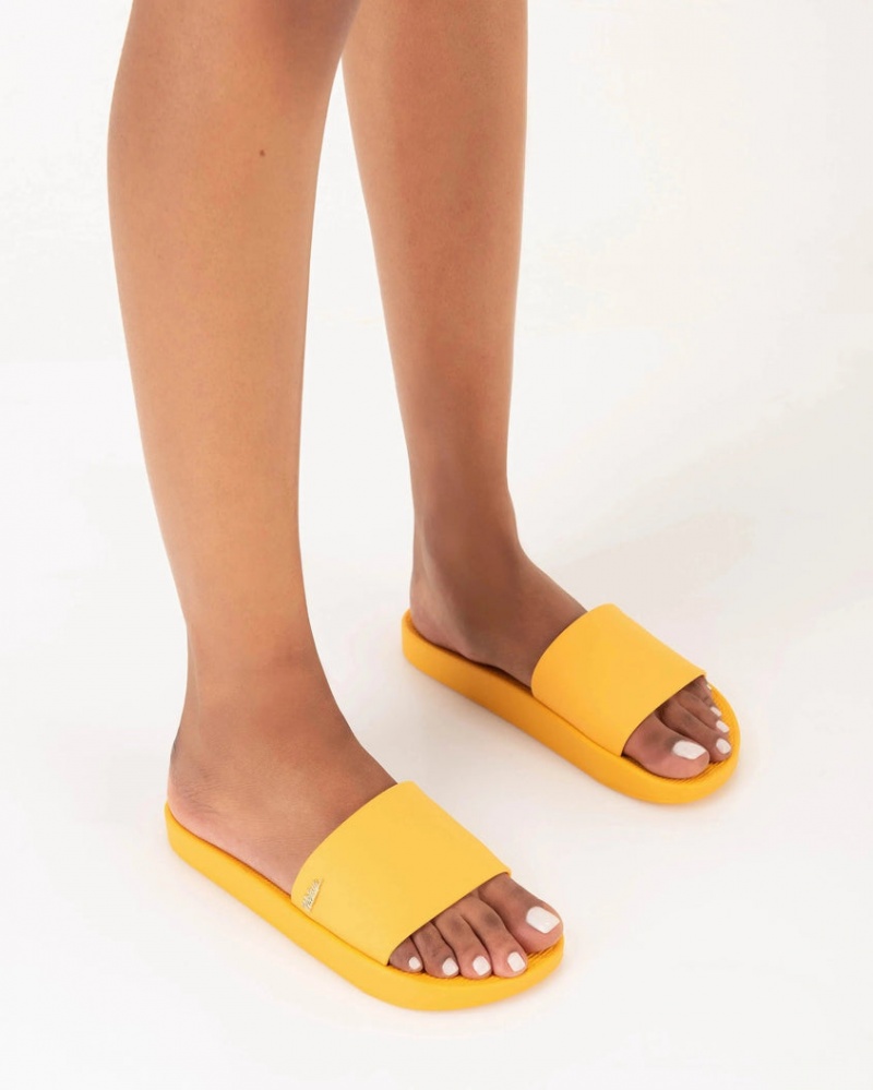 Yellow Women's Melissa Sun Sunset Slides | SPUB-84063 | USA